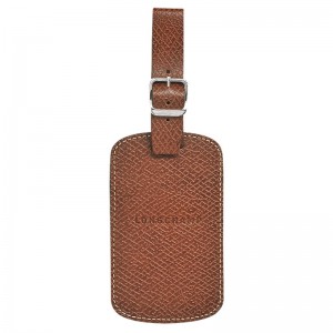 Longchamp Boxford Luggage Tag Braun | 8379EXBYZ