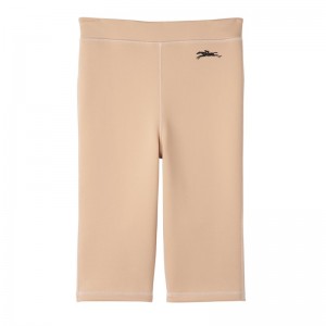 Longchamp Cycling Short Pants Nude | 0195ZXBMD