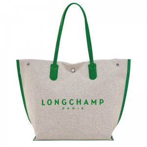 Longchamp Essential L Tote Bag Grün | 9532XULTV