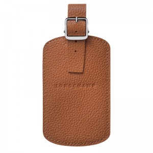 Longchamp Le Foulonné Luggage Tag Caramel | 3065FWDBJ