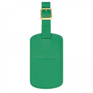 Longchamp Le Foulonné Luggage Tag Grün | 2805QONMS