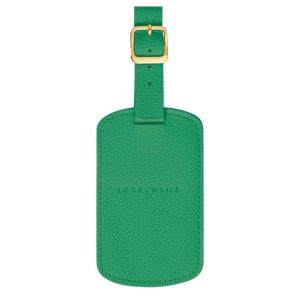 Longchamp Le Foulonné Luggage Tag Grün | 4360LAQNF