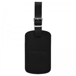 Longchamp Le Foulonné Luggage Tag Schwarz | 7425NFQPB