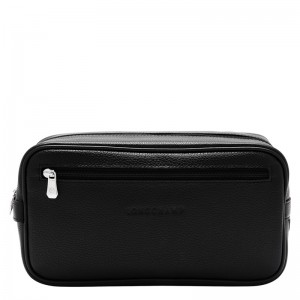 Longchamp Le Foulonné Toiletry Case Schwarz | 8605WLHIC