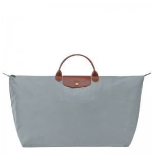 Longchamp Le Pliage Original M Travel Bag Steel | 4537BGVJU