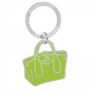 Longchamp Le Roseau Key Rings Grün Hell | 0725KHOCM