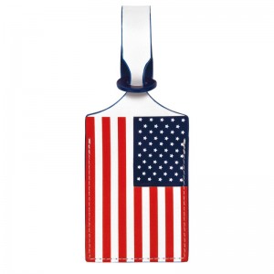 Longchamp Lgp Travel Luggage Tag Blau | 4382GYLBK