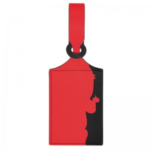 Longchamp Lgp Travel Luggage Tag Rot Navy | 7086TPKBF