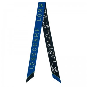 Longchamp Parcours Longchamp Headband Blau | 0243ZENPH