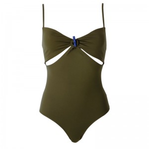Longchamp Swimsuit Khaki | 7458AJLZP