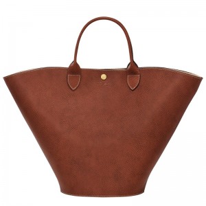 Longchamp Épure Xl Tote Bag Braun | 4907KJZOV